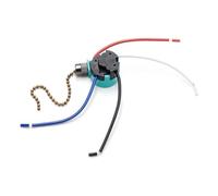 1pc ZE-268S6-3 4-GANG 3 Speed 4wires Ceiling Fan Wall Lamp Cabinet Light Pull Chain Switch with 18AWG RNUMLIGH