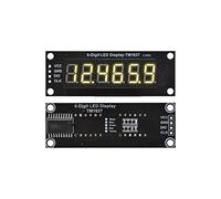 1pcs 0.36 pouce LED Tube d'affichage numérique Decimal 7 Segments TM1637 Module,6-Digit Yellow