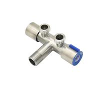 1pcs 1/2 Male To Inch 2-Way Water Splitter Irrigation Valve Quick Connector 5/8" Garden Hose 1 Set(A)