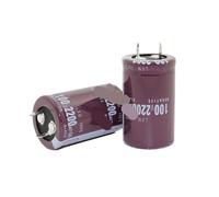 1Pcs 100v2200uf Radial Dip Aluminum Electrolytic Capacitors 100V 2200Uf Tolerance 20% 25X40Mm 20% NWPNLXEA