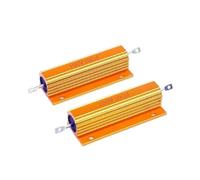 1pcs 100W Aluminum Power Metal Shell Case Wirewound Resistor 0.01R 0.05 0.1 0.2 0.22 0.25 0.3 0.33 0.4 0.47 0.5 0.6 0.68 0.8 Ohm NWPNLXEA(RX24 100W100R 1pcs)