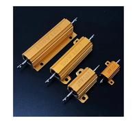 1PCS 100W Aluminum Power Metal Shell Case Wirewound Resistor 0.1Ω ~ 10KΩ 10 20 200 500 1K 10K ohm resistance RX24 BIANMTSW(100W-50R)