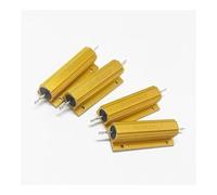 1pcs, 100W RX24 Aluminum Power Metal Shell Case Wirewound Resistor 0.01~100K 0.1 0.5 1 2 4 6 8 10 20 100 150 200 300 500 1K 10K ohm BIANMTSW(24R)