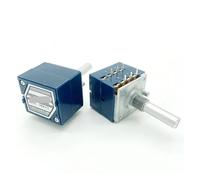 1Pcs 10K 20K 50K 100K 250K 500K RK27 Potentiometer 10~500KAX2 Slotted Rotary switch 6pin NWPNLXEA(500K)