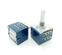 1Pcs 10K 20K 50K 100K 250K 500K RK27 Potentiometer Dual 10~500KAX2 Slotted Rotary switch 6pin NWPNLXEA(250K)