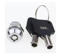 1PCS 12MM Stainless Steel Telephone Lock Electronic Lock Power Lock Key Switch S1201 Double Side Pull Out Type 0.5A250V AC 2Keys