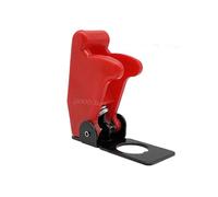 1PCS 12V 20A Auto Car Boat Truck Illuminated Led Toggle Switch Red Blue Green Yellow White(Deep red cap)