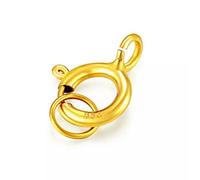 1PCS 18K Jaune Gol Spring Fermoir des Bracelets de Collier Bricolage Réparation