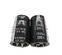 (1PCS)200V1500UF 30X50 capacitor 1500UF 200V 30 * 50 GU 105 degrees.