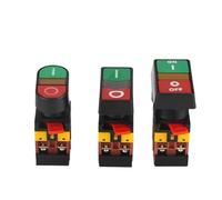 1PCS 22mm Double position button Start-stop Double button illuminated push button switch with lamp 24/220/380V control button NWPNLXEA(PPBB-30N,380V)