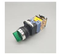 1pcs 22mm LA38-11XD/2 LA38-20XD/3 Knob Switch with Light Self-locking Selector switch 2/3 Position 10A/440V Rotary switch NWPNLXEA(Green,380V)