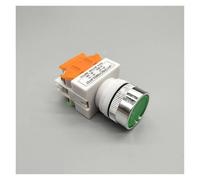 1PCS 22mm LAY37 LY37 Y090 Self-locking/Self-reset Push Button Switches Red Green Blue Yellow White Black 1NO+1NC 10A/660VAC NWPNLXEA(Green,Self-locking)