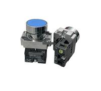 1Pcs 22mm Momentary Push button switch 10A/415V NC/NO XB2-BA11 XB2-BA21 XB2-BA31 XB2-BA42 XB2-BA51 XB2-BA61 Button switch NWPNLXEA(XB2-BA61 NO blue)
