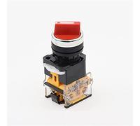 1pcs 22mm Sélecteur autobloquant 1NO1NC 2/3 Positions Commutateurs rotatifs DPST 4 Vis 10A400V Interrupteur Marche/Arrêt (Couleur : 1, Taille : 3 Positions 2NO)(3,3 Positions 2NO)