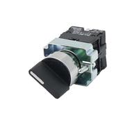 1PCS 22mm XB2-BD21 BD23 BD25 BD33 BD45 BD53 1NO/2NO/1NO1NC 2/3 Position Autobloquant/auto-réinitialisation sélecteur Bouton commutateur(XB2-BD21)