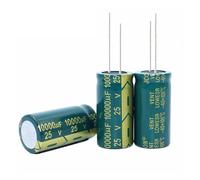 1Pcs 25V 10000UF 18 * 35 Low high frequency aluminum electrolytic capacitor 10000uf 25v 20% EKFBQBGW