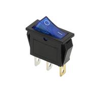 1pcs 2D3P-BLUE-LED KCD3 220V ON/OFF SPST Rocker Switch Single Pole Single Throw 20A 125VAC