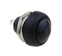 1Pcs 2Pin Switch 12mm 1A switch pbs33b 12v momentary Push button Switch reset Non-locking pbs-33b NWPNLXEA(Nero)
