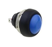 1Pcs 2Pin Switch 12mm 1A switch pbs33b 12v momentary Push button Switch reset Non-locking pbs-33b NWPNLXEA(Blau)