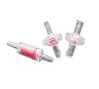 1PCS 3/4 / 5/7 / 10mm Plastic One Way Inline Check Valve Gas Air Liquid Water Fluids Valve Equal-diameter Aquarium Air Pump(4mm Transparent)