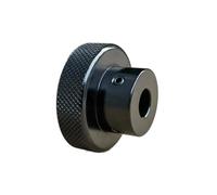 1pcs 30mm×10mm Noir Volant en alliage d'aluminium, bouton d'axe de vis de table coulissante