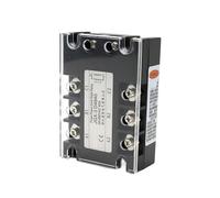 1Pcs 380V 24-480VAC 3-32VDC Three-Phase Solid State Relay SSR-10A/25A/40A/60A/80A/100A/120A DC Controlled AC(100DA)
