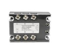 1Pcs 380V Input 70-280VAC Output 24-480VAC Three-Phase Solid State Relay SSR-10A/25A/40A/60A/80A/100A/120A AC Controlled AC(40AA) Controls Relays