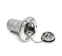 1PCS 38mm 50mm Deck Filler Cap Stainless Steel 316 GAS DIESEL FUEL WASTE WATER Mirror Polish Marine Boat RV Hardware(1.5inch waste)