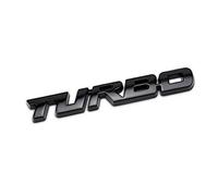 1pcs 3d métal turbo carrosserie côté garde-boue arrière tronc emblème badge autocollants
