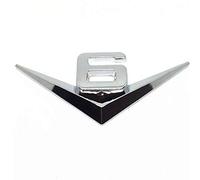 1pcs 3d voiture logo emblème v6 autocollant de métal autocollant de corps de voiture autocollant pour voiture