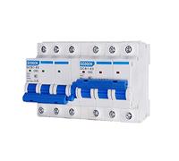 1PCS 3P + 3P Commutateur de transfert manuel MTS Dual Power Mini Interlock Disjoncteur 400V AC 6A-63A 50 / 60HZ ATS Dain Rail (Size : 3P Plus 3P, Color : 6A)(32a)