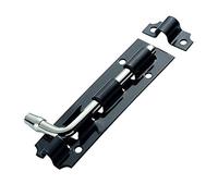 1Pcs 4" Black Latch Catch Heavy Duty Garden Gate Shed Sliding Door Tower Bolt