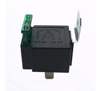 1Pcs 4 Pins Car electronic starter 12V DC 30A Normally Open Contacts Fused Relay 4 Wire Relays Metal Bracket Automotive Lamp Fuse 4P relais
