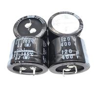 (1PCS)400V120UF 30X20 electrolytic capacitor 120UF 400V 30 * 20 GJ 105 degrees capacitor NWPNLXEA