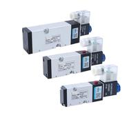 1PCS 4M210-08 4M310-08 4M410-10 Pneumatic Electric Solenoid Valve 2 Position 3 Port Five Way Control Air Valve Electromagnetic.(4M310-10 PC6-03,DC24V)
