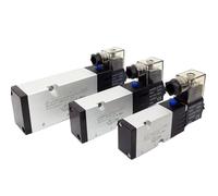 1PCS 4M210-08 4M310-10 4M410-15 Pneumatic Electric Solenoid Valve 2 Position 3 Port Five Way Control Air Valve Electromagnetic.(4M310-10 PC10-03)