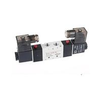 1pcs 4V220-08 Pneumatic Solenoid Valve 5 way 2 Position 1/4" Aluminum Alloy Internal E DC12V,DC24V or AC110V AC220V NWPNLXEA(DC 24V)