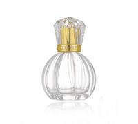 1pcs 50ml / 1.7oz vide forme de citrouille rechargeable verre clair brume vaporisateur bouteilles parfum pulvérisateur atomiseur pot pot flacon titulaire pour parfum eau tonifiant Hydrosol Maquillage