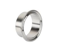 1Pcs 51mm Tube O/D x 2" Tri Clamp Weld Ferrule 304 Stainless Steel Connector Pipe Fitting For Homebrew