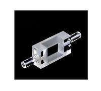 1pcs 5mm 650ul Quartz Cuvette Cell Fluorescence Flow With Glass Tube Two Way Light