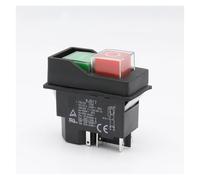 1Pcs 5pin IP55 220-240V 16A Electromagnetic Push button Switch for Garden Machine Electronic Power Tool Equipment KJD17 NWPNLXEA