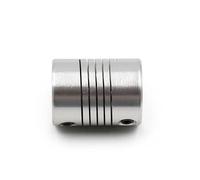 1PCS 5x8 mm de moteur à mâchoire coupleur de 5 mm à 8 mm couplage flexible OD 19x25 mm 3/4/5/6/635/7/8/10mm(3 X 3)