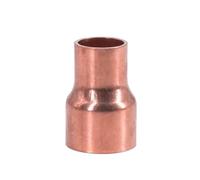 1pcs 6.35 8 10 12.7 15 16 19 25 28 32mm Pure Copper End Feed Solder Reducer Plumbing Pipe Fitting Connector Coupler Air Conditioner(54mm To 35mm) Plumbing Fittings