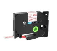 1PCS 6 mm 9 mm 12 mm 231 RABLEAUX Étiquette compatible avec le fabricant d'étiquettes Fonctionne avec TZ TZE 131 231 431 531 631 731 Ribbon Compatible avec les besoins d'étiquetage(Red on White)