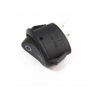 1pcs 6A/250V kettle Power supply rocker Round boat oval switch Black 2Pin On-off Controls Switches
