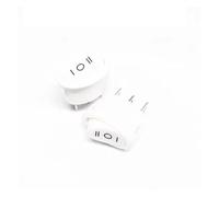 1pcs 6A/250V kettle Power supply rocker Round boat oval switch White 3Pin On-off-On
