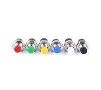 1PCS,7MM, Round Momentary Push Button Switch Press The Self-Reset,Normally Open 1NO,Normally Closed 1NC,MicroSwitchs NWPNLXEA(4,1PCS_1NC)