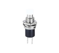 1PCS,7MM, Round Momentary Push Button Switch Press The Self-Reset,Normally Open 1NO,Normally Closed 1NC,MicroSwitchs NWPNLXEA(WHITE,1PCS_1NC)