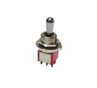 1pcs 8013 SH T80-T Z1 Series short Handle 12mm (MOM)-OFF-(MOM) SPDT 6Pin 3Position Panel Toggle Switch 5A 125VAC
