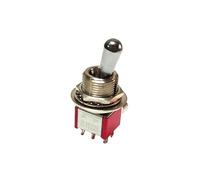 1pcs 8013 SH T80-T Z1 Series short Handle 12mm ON-ON SPDT 6Pin 2Position Panel Toggle Switch 5A 125VAC